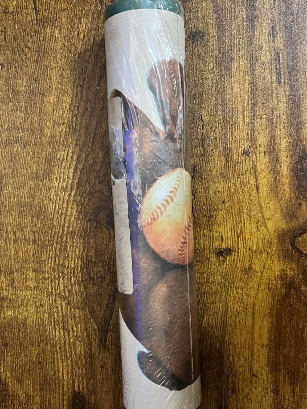 2 ROLLS Baseball Pastime WALLPAPER BORDER~5 YDS EA. Used.